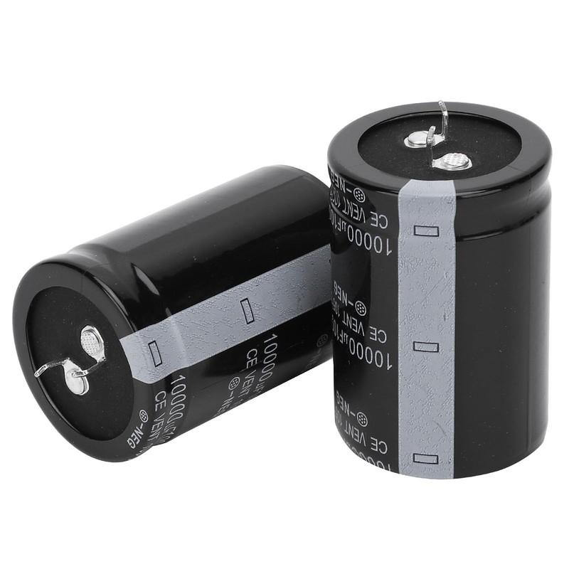 2Pcs 10000Uf Electrolytic Capacitor,100V Electrolytic Capacitor 105℃ 35X50Mm,High Precision and