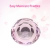 3 Colours Magnetic Nail Art Display Stand Oval Crystal Practical