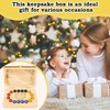 Solaradgy Wooden Tooth Fairy Keepsake Box for Kids, Baby Teeth