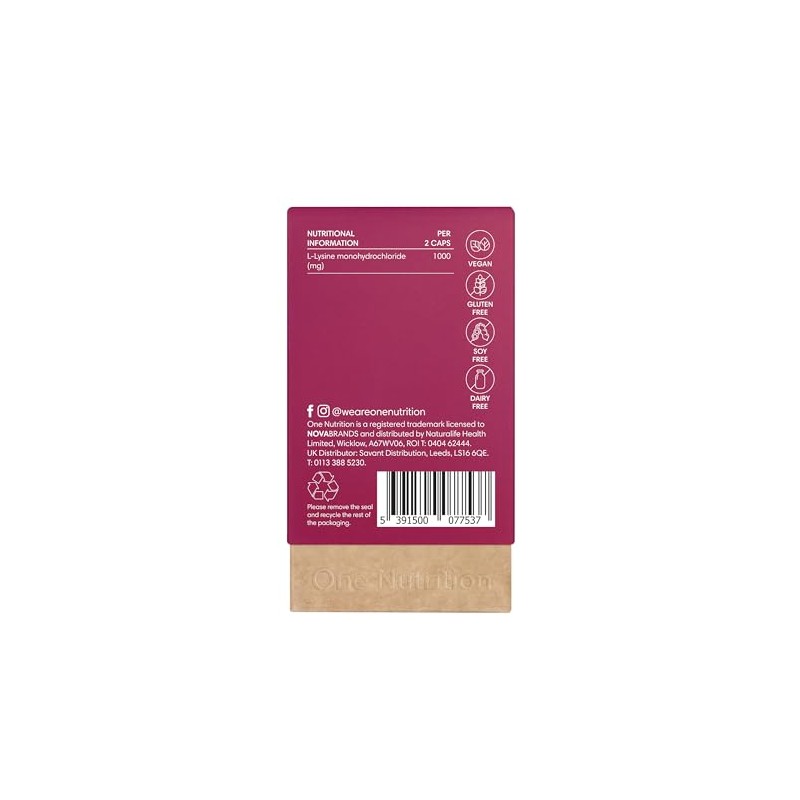 Essential Amino Acid for Immunity, Cold Sore Prevention, Stress &