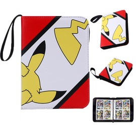 Card File, Collection Card Binder, Collection File, 4 Sheets, 50 Pages, Holds 400 Sheets, Large Capacity, PU Coat, Card Sheet, Carding Card Size, Compatible with Star Card and Other Cards (G)