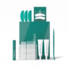 COSMILA Lash Lift Kit Made in Japan - Hypoallergenic & Sensitive Skin - Salon Grade, Easy, Long Lasting Curls - Lasts up to 6+ Weeks - 8-10 Supplies (Tube Type) - Japanese Instruction Manual & Storage