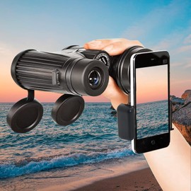 Kuuleyn Spotting Scope Phone Mount, Binocular Phone Adapter, Telescope Phone Mount Universal, Telescope Camera Adapter Cell Phone Adapter Mount for Binocular Monocular