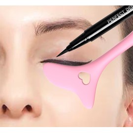 Onlineforu lTD Y Style Makeup Silikon Eyeliner Smokey Lidschatten Zeichnen Guide Tool, Pink