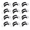 KLINNA Pack of 12 Pipe Clamps 25 mm Made of