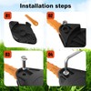 Rivershine Trimmer Plastic Blades Head,Compatible with Black Decker GH900 GH600