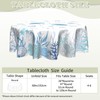 Imiss Sea Turtle Beach Round Tablecloth 60 Inch Nautical Themed