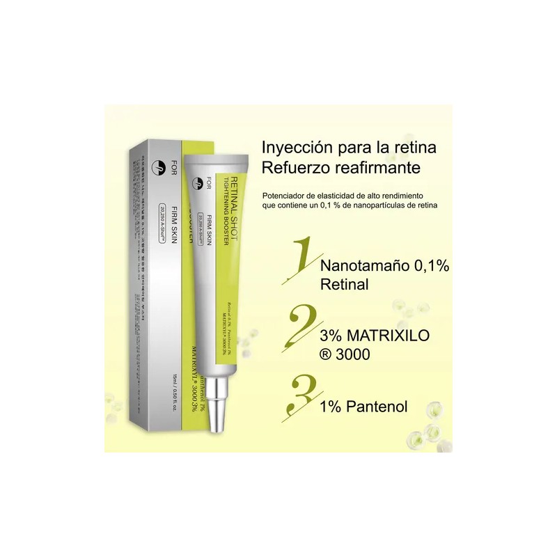 Booster Facial Retinal Shot Antiedad Reafirmante Noche 2pcs
