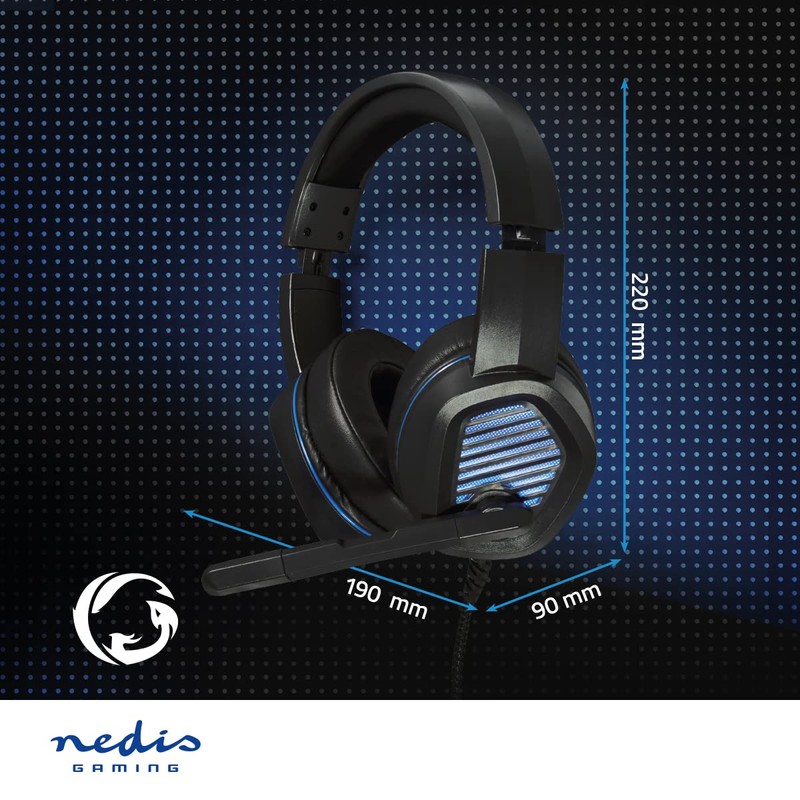 Nedis Gaming Headset | Over Ear | Surround | USB