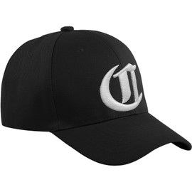 MFAZ Morefaz Ltd Casual Cotton Baseball Cap A-Z GOTHIC Letter Alphabet Embroidered UK hat caps adjustable strap Snap back (C)