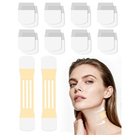 Neck Tape Lifting Invisible 20 Pieces for Women's Face Wrinkle Reduction and Fine Lines Reusable High Elasticity Durable Waterproof Function Size / 목 테이프 리프팅 보이지 않음 여성용 얼굴 20개 주름 개선 및 잔주름 재사용 가능한 고탄성 내구성 방수 기능 Size