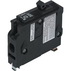 Siemens D120 Classified Circuit Breaker Type QD Replacement for Square D Type QO. 1-Pole 20-Amp, Black