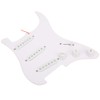 Electric Guitar Load Pickguard White Pre Wired Single Layer PVC