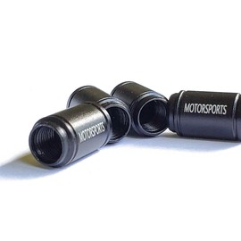 BGM Face with Hand Over Mouth Emoji Tire Valve Stem Caps - Aluminum - Set of Four