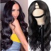 V Part Wig Human Hair Body Wave Upgrade U Part