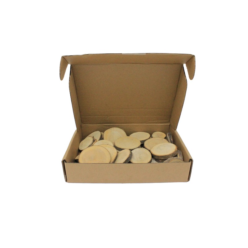 Bright Ideas Natural Branch Offcuts Round 250g in Assorted Sizes