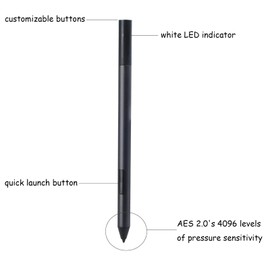 Active Pen PN557W for Dell PN557W Stylus Pen Compatible with Dell 2 in 1 Laptop for Latitude 5285 5289 5290 7285 7400 Pen,for XPS 15 9365 9575 Pen