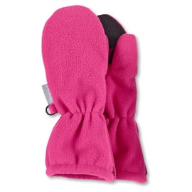 Sterntaler Gauntlet Gloves with Side Zip (Stulpen-handschuh) - magenta Plain, size: 2