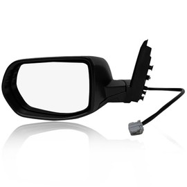 PM Auto Left Driver Side Mirror, Power Non-Heated Textured Black Manual Folding Replacement For 2007-2011 Honda CR-V