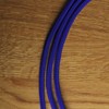 smartect smartect Textilkabel Dunkelblau, 5 Meter Vintage Lampenkabel Stoff, 3-Adrig