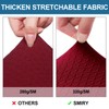 Smiry Waterproof Seat Covers for Dining Room Chairs Set of