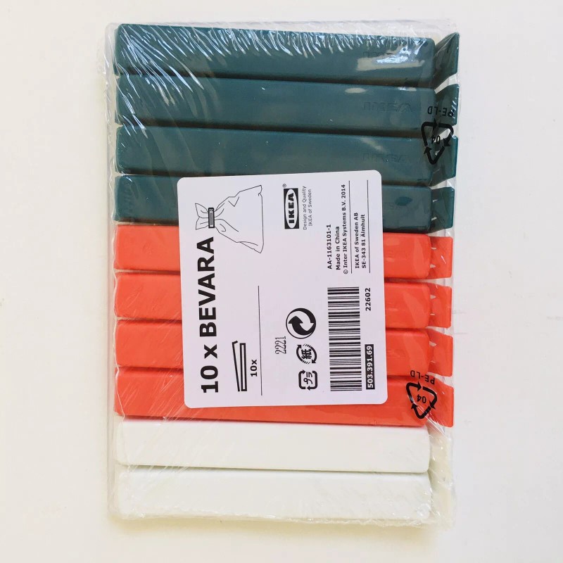 IKEA 30pcs Bag Sealing Clip IKEA BEVARA 4" Long Food