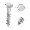 sourcing map Hex Lag Screws, M8 x 35mm 304 Stainless