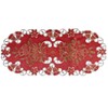 Westernlifestyle Table Runner Table Cloth Christmas Blanket Embroidered with Christmas