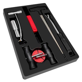 JEUCLEL 7PCS Windshield Removal Tool Kit for Classic Vintage Car Windscreen Remover Set, Auto Wind Glass Removal Hand Tool Windshield Remover Trim and Upholstery Adhesive Puller Set