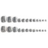 Itemshop Glitter Collection Pedicure Pedi Tip Set, 1 Piece, Dear / 잇템샵 글리터 컬렉션 페디큐어 페디팁 세트, 1개, 디어