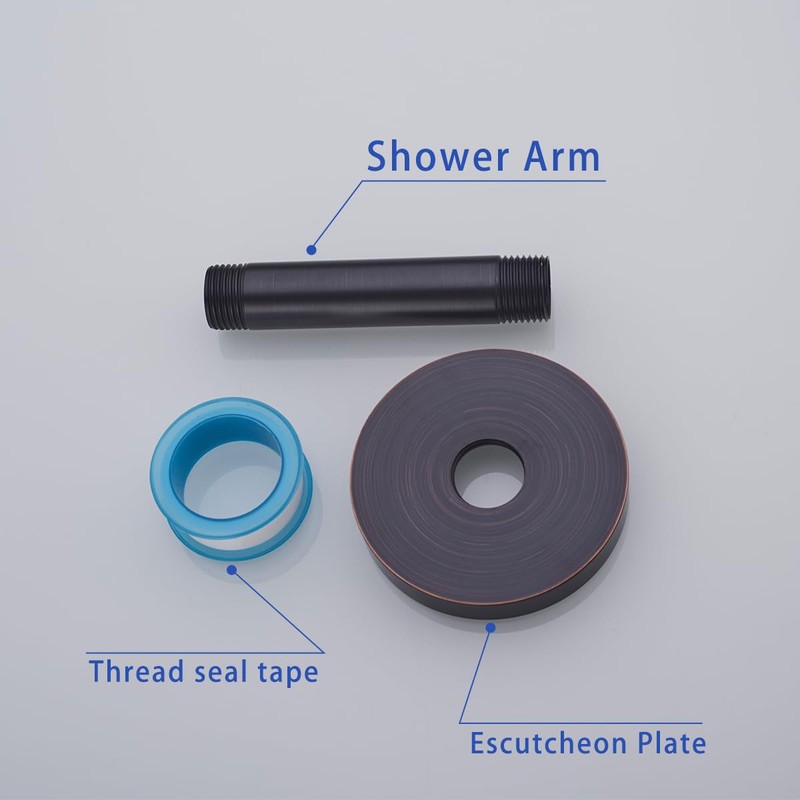 Wall Mounted Stainless Steel Shower Arm Shower Head Extension Pipe