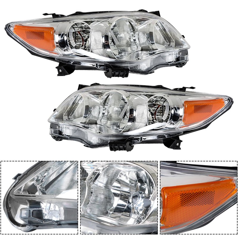 labwork Headlight Headlamp Assembly Replacement for Toyota Corolla 2011 2012