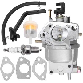 Carburetor Replacement for Generac GP6500 GP6500E GP7500E GP5500 8125W Generator Replaces 0J58620157 with Spark Plug Fuel Filter Carb Kit