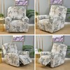 Eco-Ancheng 4-Piece Recliner Chair Cover, Lazyboy Recliner Covers, Non-Slip, Storage