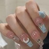 XUZOO Nail Tip, 3D Fiddle, Short, Long, Cute, Stylish, Popular,