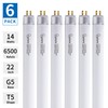 Wesome Lighting 22 Inch F14T5/DL Fluorescent Light Bulb, 6500K Daylight,