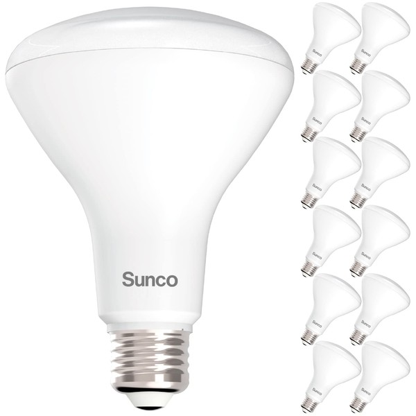 Sunco Lighting 12 Pack BR30 Indoor Recessed Flood Light Bulb LED, 5000K Daylight, Dimmable, 850 LM, E26 Base, 25,000 Lifetime Hours - UL & Energy Star, Daylight White, 11W, 65W Equivalent