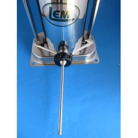 3/8" (9mm) Narrow Sausage Stuffer Tube Horn for Snack Sticks, Slim Jims, Pepperoni Sticks Etc. Fits LEM Model 606 with 1 9/16" Base Diameter.