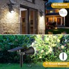 WELALO Solar Spot Lights Outdoor Waterproof for Flag, [2 Pack/4