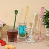 TIESOME 4 Pcs Mini Silicone Jar Spatula, Multifunctional Small Scrapers