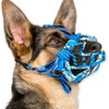 BARKLESS Dog Muzzle, Silicone Basket Muzzle for Small Medium Large