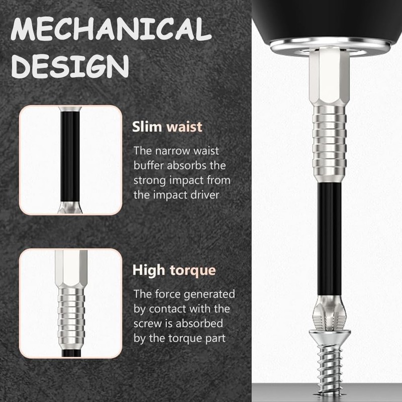 High-Magnetic Screwdriver Drill Bit Set,12PCS Magnetic Impact Bits,Rust-Proof Alloy Steel,