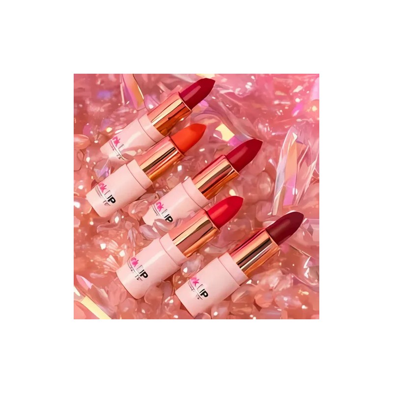 Labial Lipstick Pink Up Mate De Larga Duración