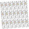 TOVINANNA 30Pcs Year Nail Charms Silver Nail Gems for Effortless