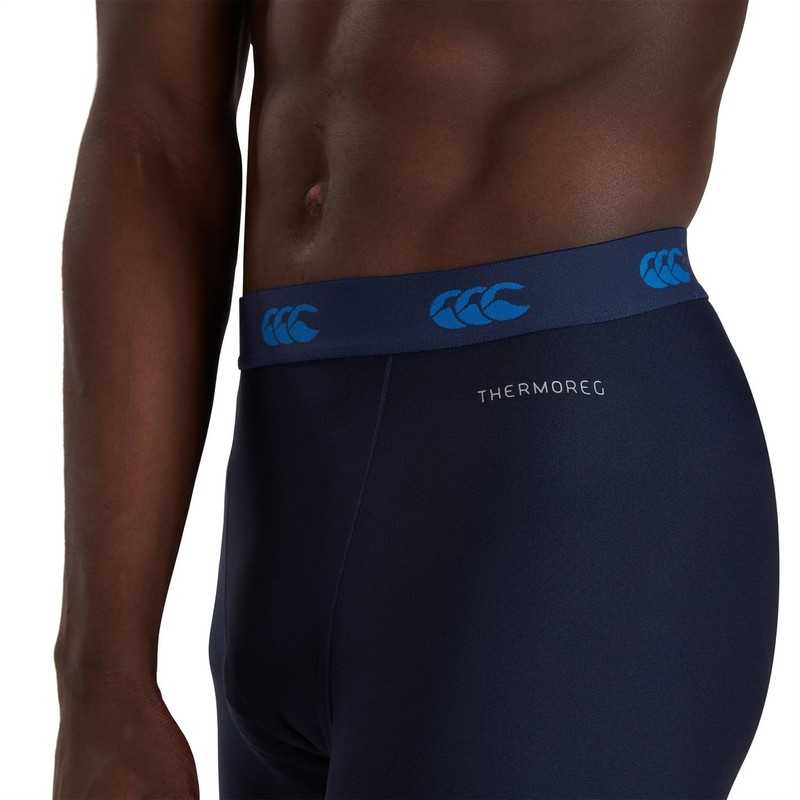 Canterbury Men's Thermoreg Base Layer Shorts, Navy, 3X-Large