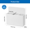 Pack of 2 Magnetic Dry Erase Marker Holder, 3 Compartments