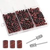 210Pcs Sanding Bands for Nail Drill, Nail Sanding Bands with