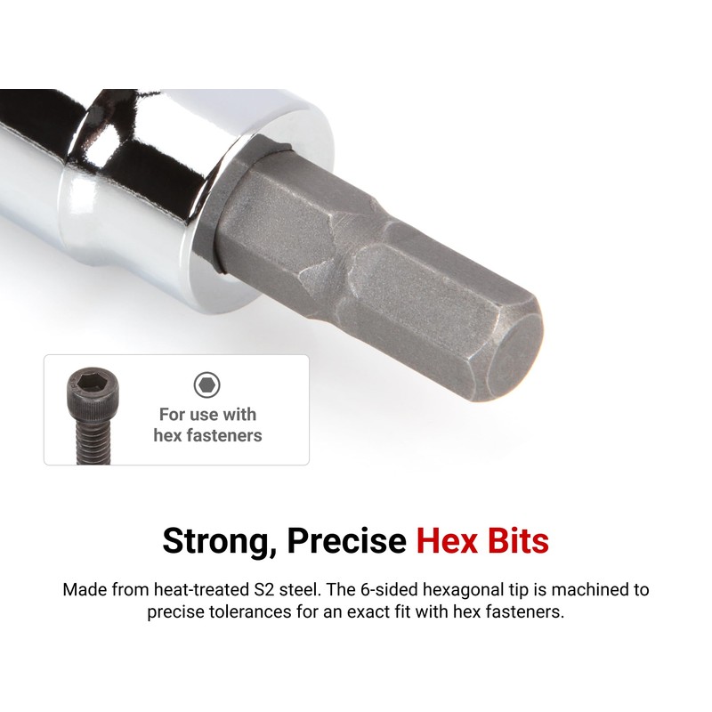 TEKTON 3/8 Inch Drive x 9 mm Hex Bit Socket