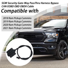 XTPTFABS SGW Security Gate-Way PassThru Harness Bypass CAN EOBD OBD OBDII Cable Compatible with 2018-2021 Ram Pickup Cummins