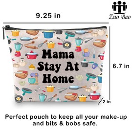 Zuo Bao Kitchen Mama Makeup Bag Mother Gift Mama Stay At Home Cosmetic Bag Mom Life Gift, Mama Stay At Home